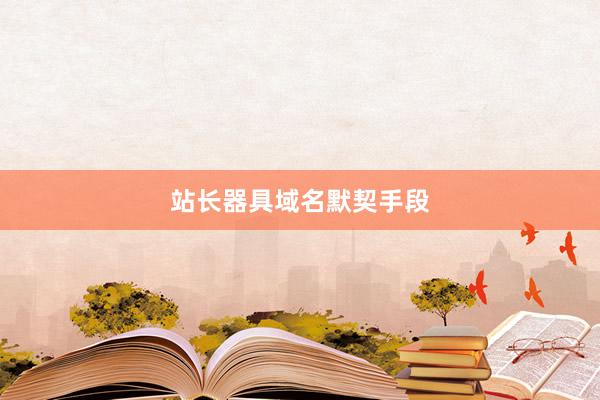 站长器具域名默契手段